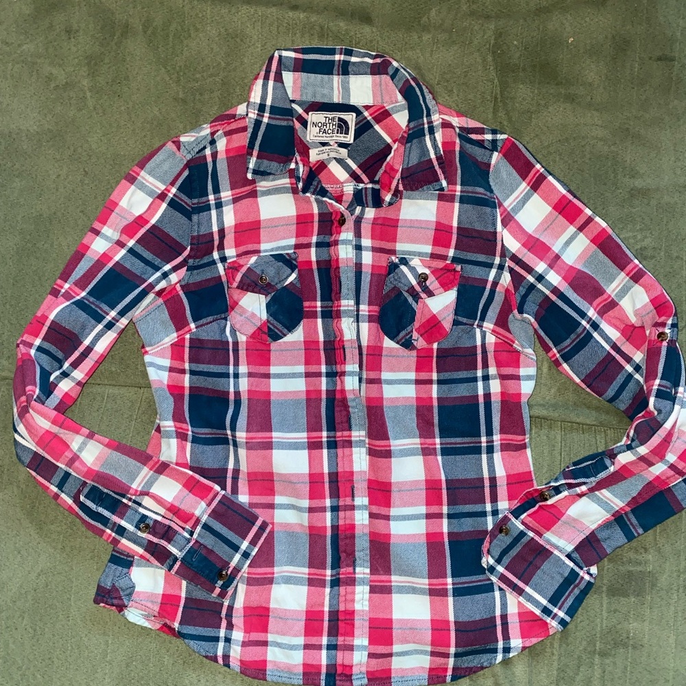 The North Face flannel small